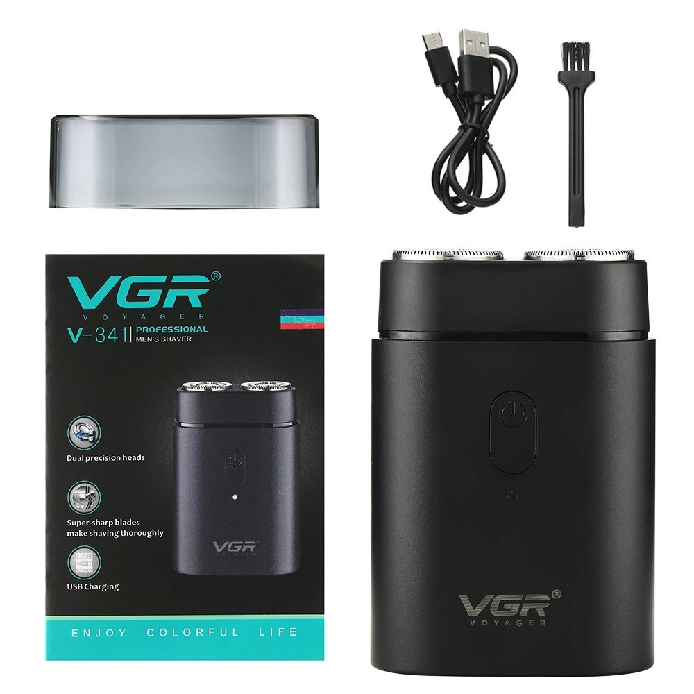 Afeitadora Eléctrica VGR-341 Portátil